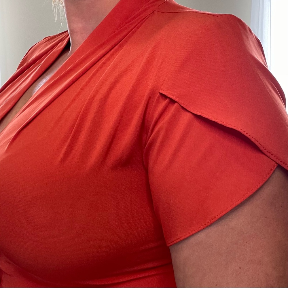 Calvin Klein Bold Orange Dress - Picture 4 of 5